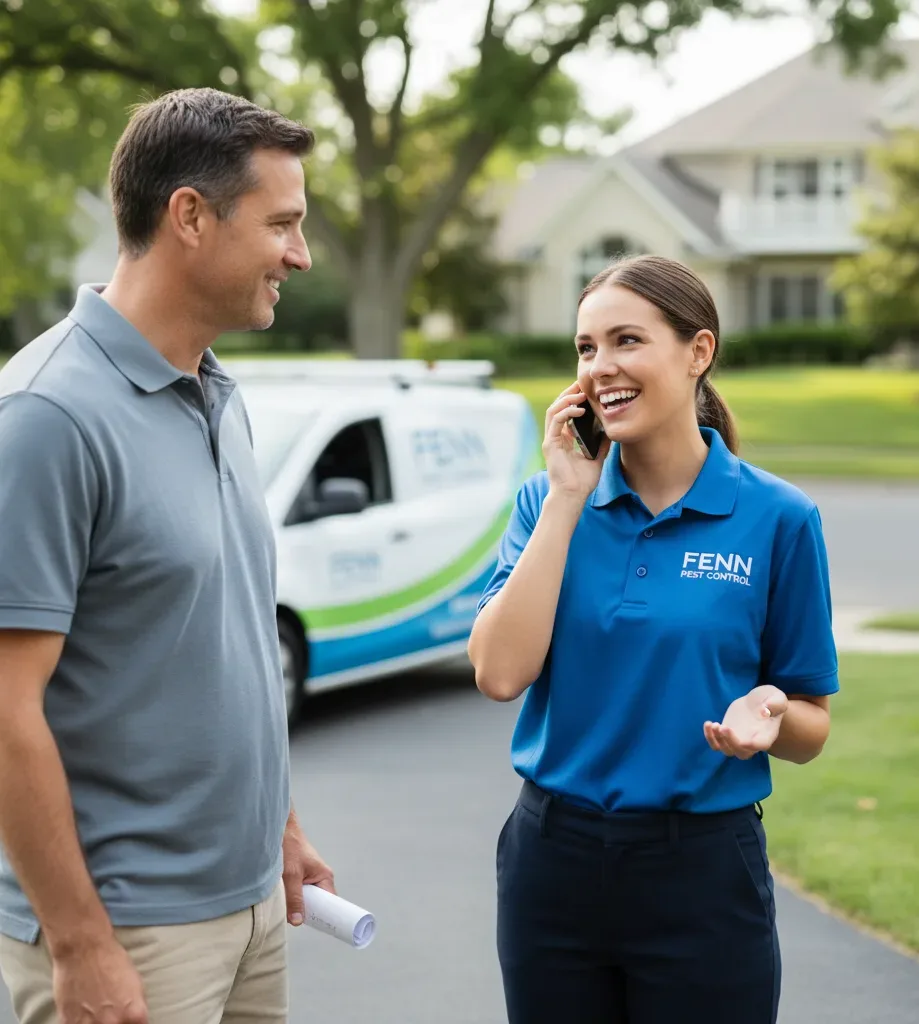 Fenn Pest Control customer support in Sherman